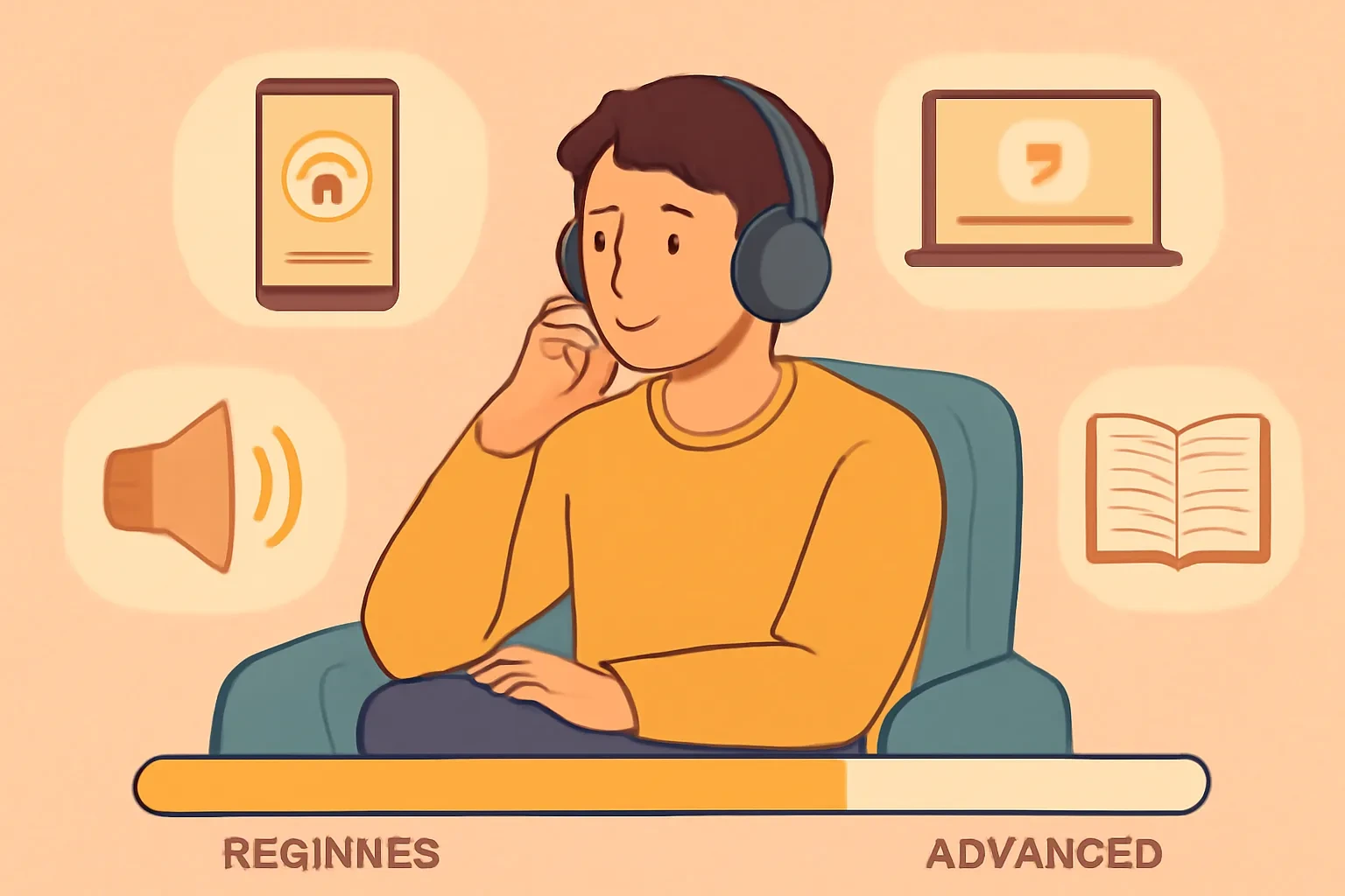 Nghe tiếng Nhật từ từ: cách lựa chọn và luyện tập với nội dung phù hợp trình độ